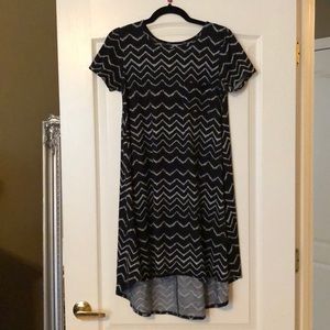 Carly LuLaRoe XS Black/Gray EUC